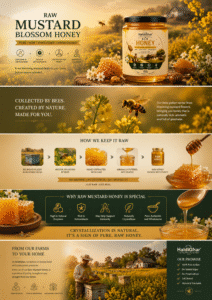 HaldiGhar Turmeric Powder Raw Mustard Honey Limited Harvest Litchi Honey Black Turmeric