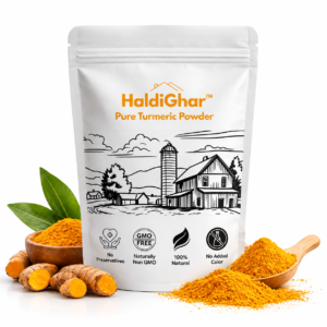 HaldiGhar Pure High Curcumin Turmeric Powder