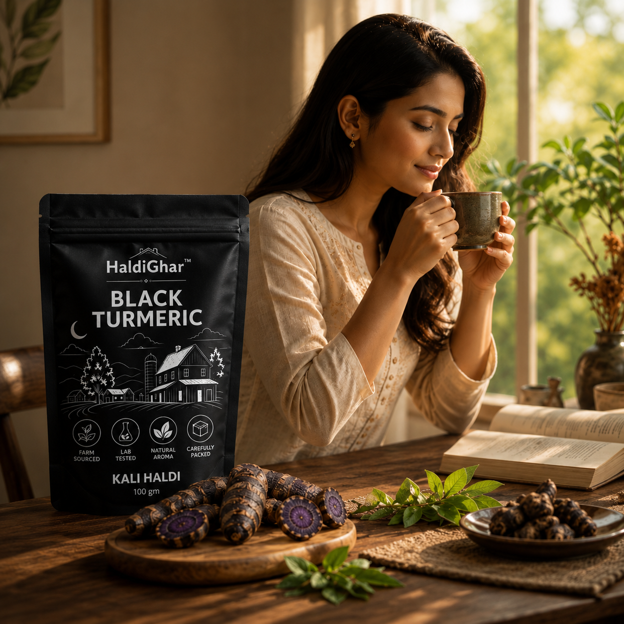 HaldiGhar Black Turmeric HaldiGhar Black Turmeric