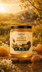 HaldiGhar Raw Mustard Honey